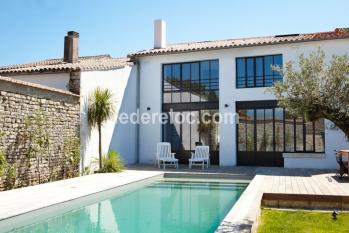 Ile de Ré:Maison de charme haut de gamme avec piscine chauffée - meublé de tourisme 5