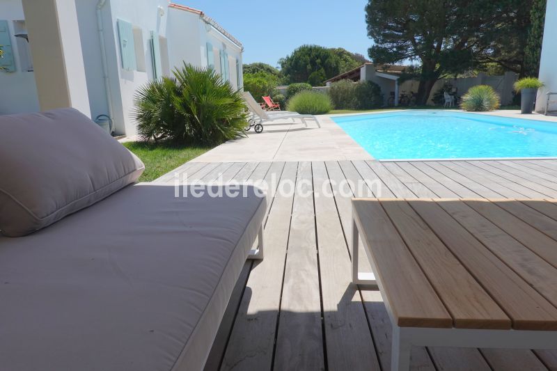 Photo 5 : TERRASSE d'une maison située à La Couarde-sur-mer, île de Ré.