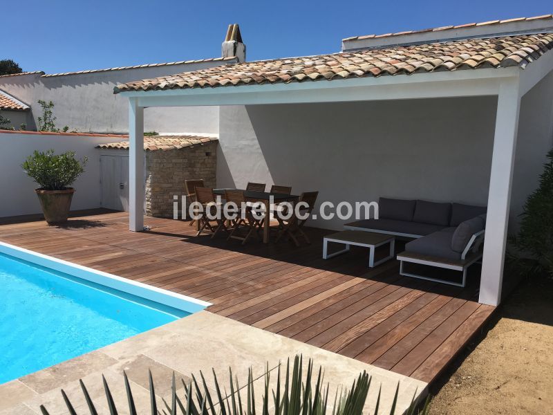 Photo 3 : TERRASSE d'une maison située à La Couarde-sur-mer, île de Ré.