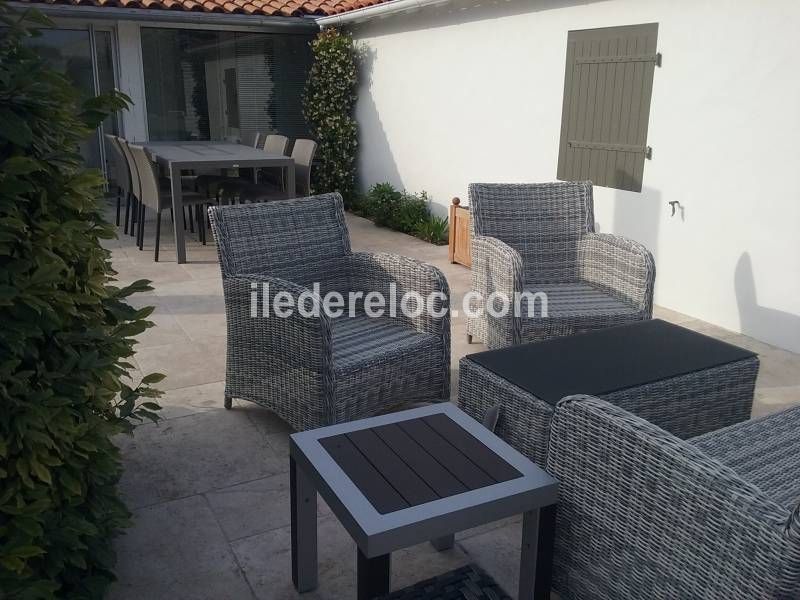 Photo 37 : TERRASSE d'une maison située à La Couarde-sur-mer, île de Ré.