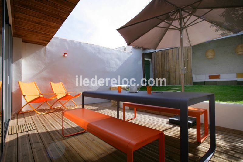 Photo 6 : TERRASSE d'une maison située à La Flotte-en-Ré, île de Ré.