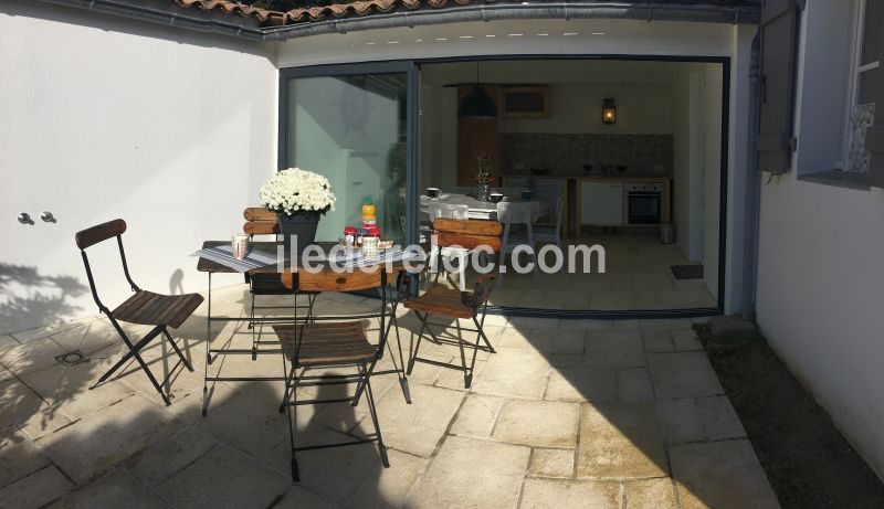 Photo 15 : TERRASSE d'une maison située à La Couarde-sur-mer, île de Ré.