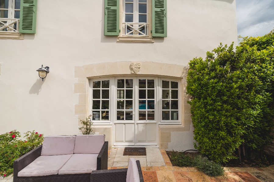 Photo 6 : PATIO d'une maison située à Le Bois-Plage, île de Ré.