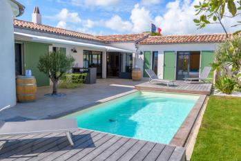 ile de ré Grande maison familiale neuve trs lumineuse haut de gamme avec piscine chauffe