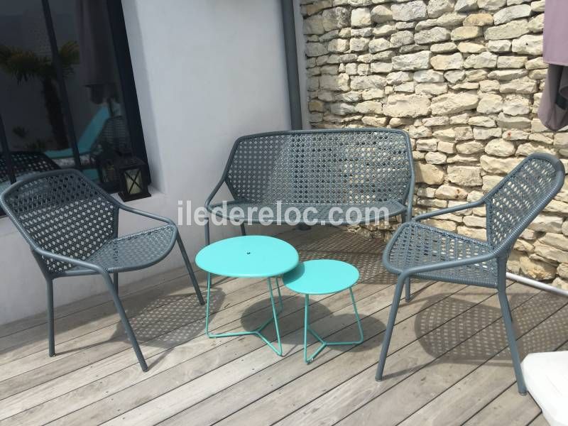 Photo 35 : TERRASSE d'une maison située à Le Bois-Plage-en-Ré, île de Ré.