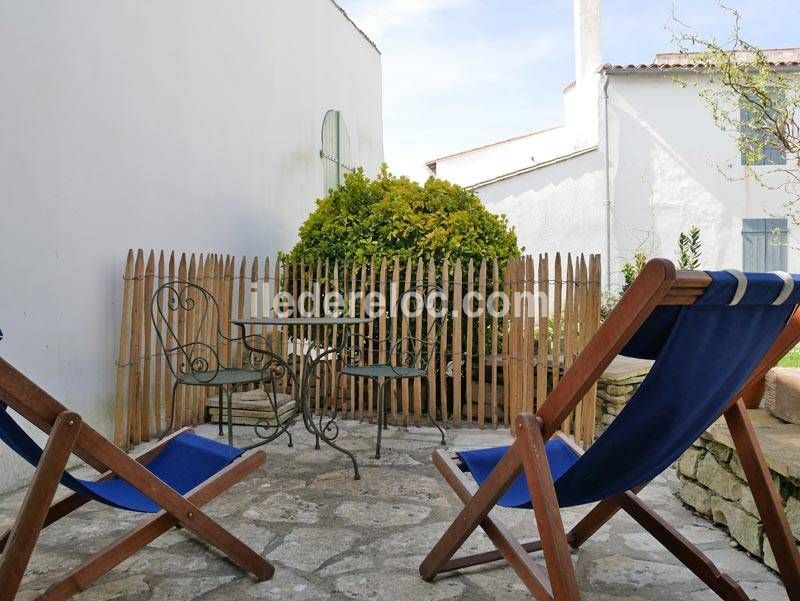 Photo 4 : TERRASSE d'une maison située à La Couarde-sur-mer, île de Ré.