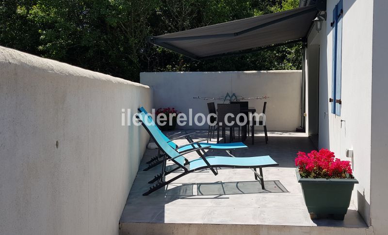 Photo 2 : TERRASSE d'une maison située à Rivedoux-Plage, île de Ré.