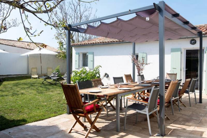 Photo 5 : TERRASSE d'une maison située à Saint-Clément-des-Baleines, île de Ré.