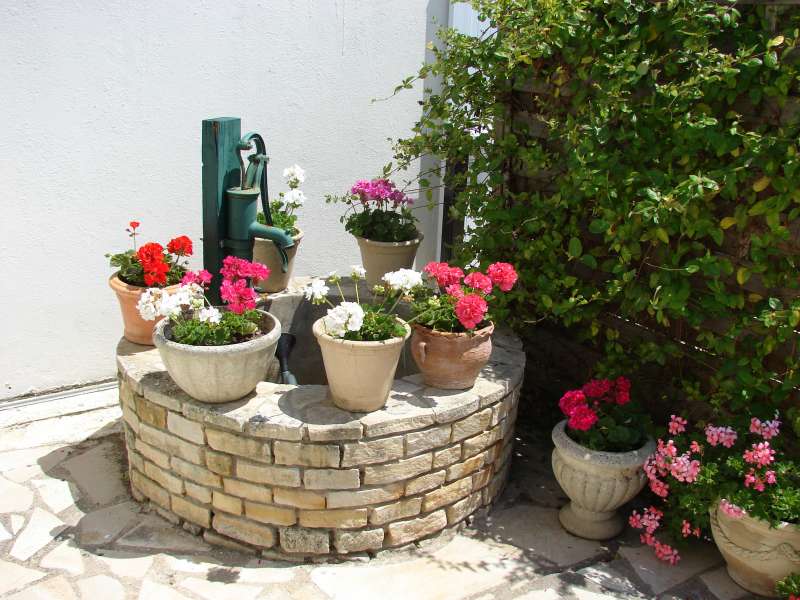 Photo 7 : EXTERIEUR d'une maison située à Ars en Ré, île de Ré.