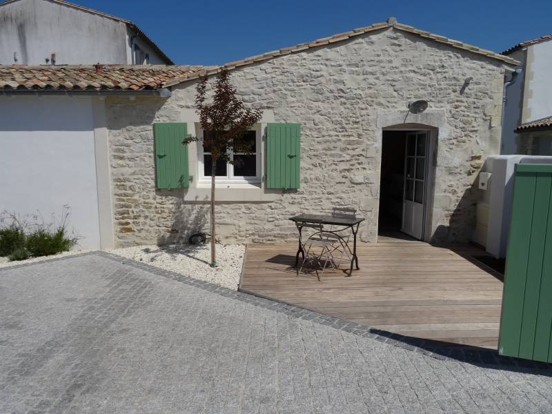 Photo 17 : TERRASSE d'une maison située à La Flotte-en-Ré, île de Ré.