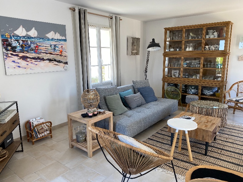 Photo 36 : SEJOUR d'une maison située à Le Bois-Plage-en-Ré, île de Ré.