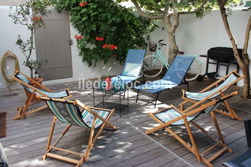 Photo 17 : JARDIN d'une maison située à Saint-Martin-de-Ré, île de Ré.