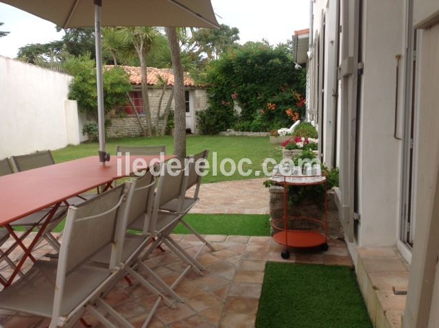 Photo 8 : TERRASSE d'une maison située à La Couarde-sur-mer, île de Ré.