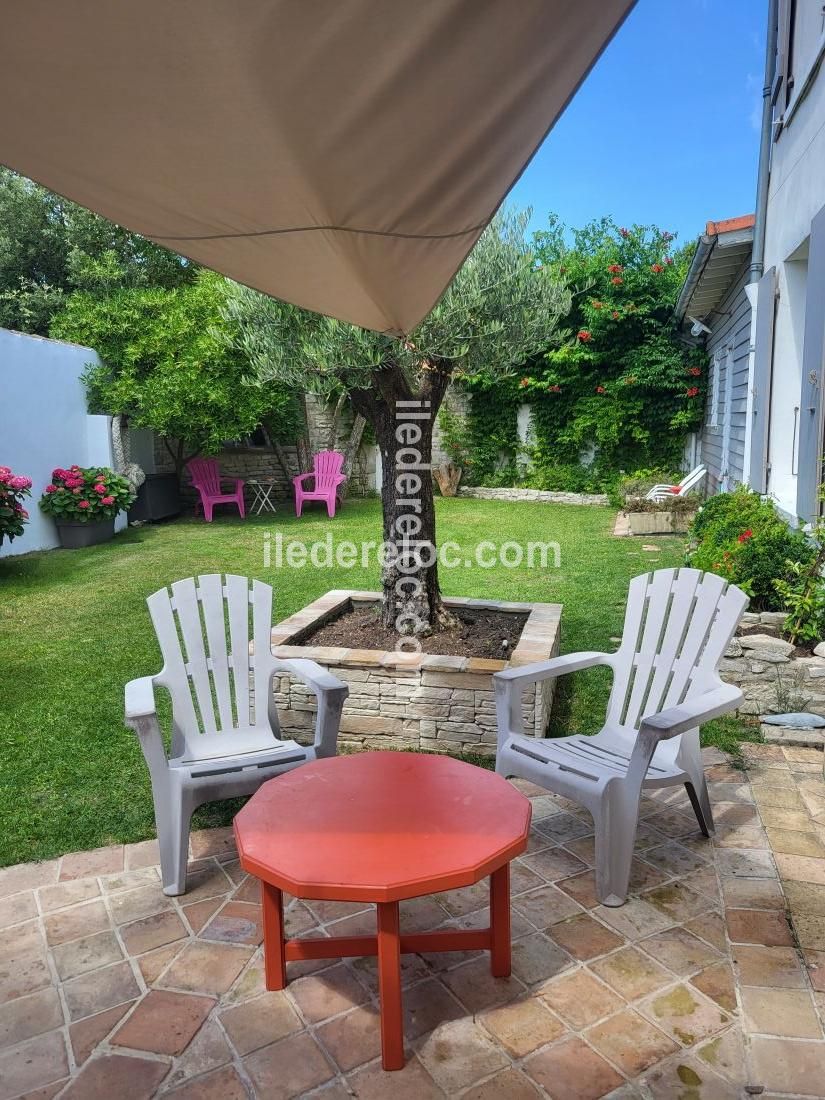 Photo 6 : TERRASSE d'une maison située à La Couarde-sur-mer, île de Ré.