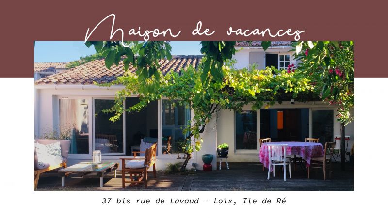 Photo 1 : TERRASSE d'une maison située à Loix, île de Ré.