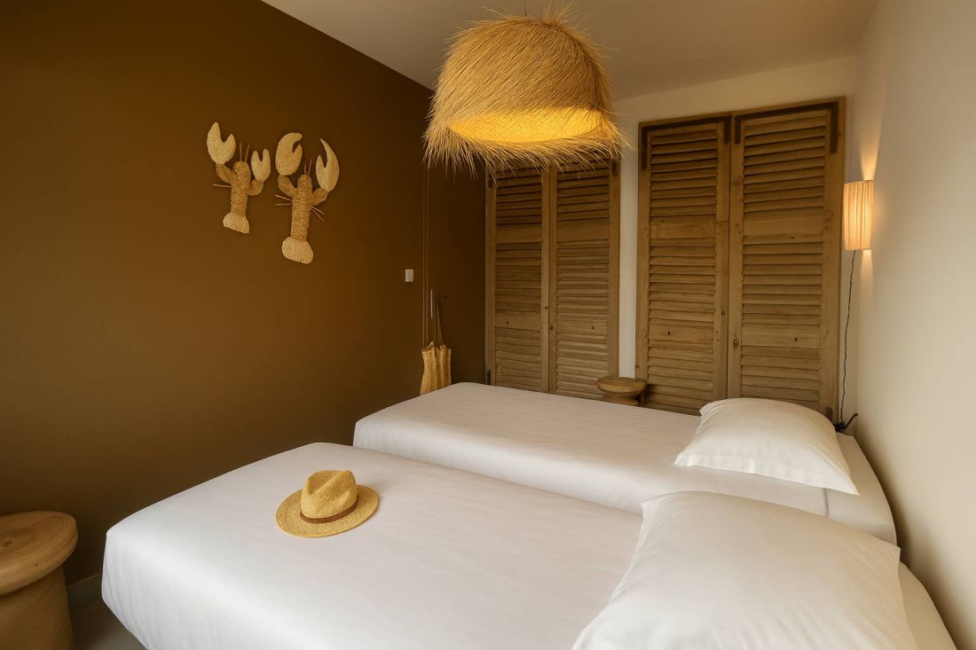 Photo 21 : CHAMBRE d'une maison située à Le Bois-Plage-en-Ré, île de Ré.