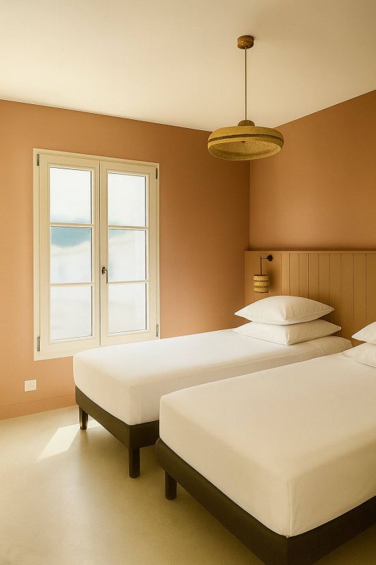 Photo 23 : CHAMBRE d'une maison située à Le Bois-Plage-en-Ré, île de Ré.