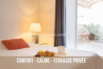 ile de ré Beau t2  pour 2 a 4 pers avec terrasse prive