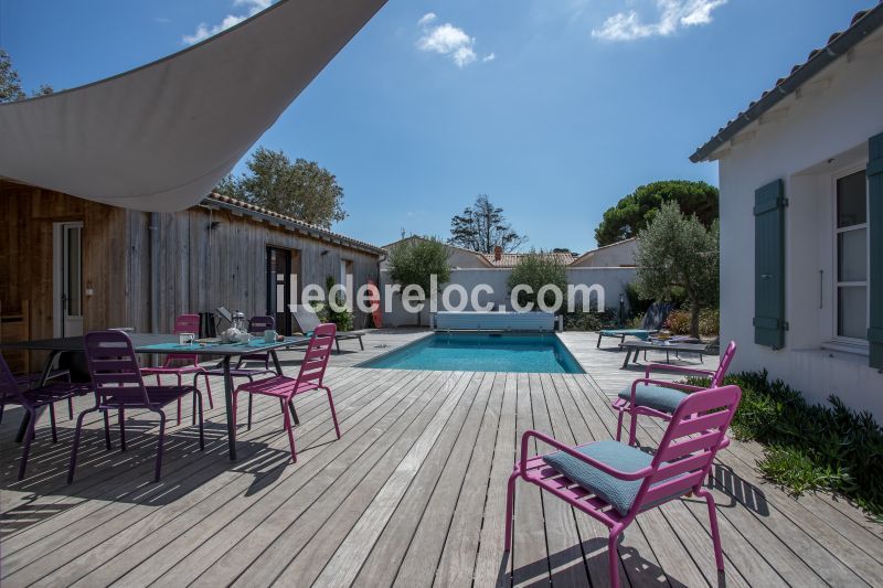 Photo 18 : TERRASSE d'une maison située à La Couarde-sur-mer, île de Ré.