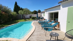 Ile de Ré:Clos du morinand, villa 3ch avec piscine, classée 4 étoiles 