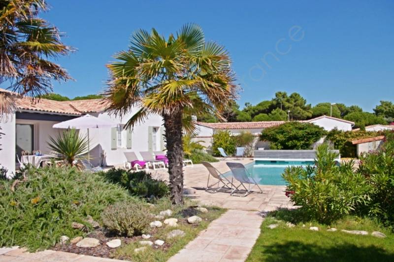 Photo 3 : JARDIN d'une maison située à Le Bois-Plage-en-Ré, île de Ré.