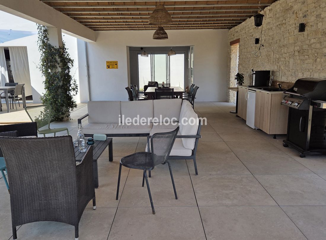 Photo 7 : PATIO d'une maison situ&eacute;e &agrave; La Couarde-sur-mer, &icirc;le de R&eacute;.