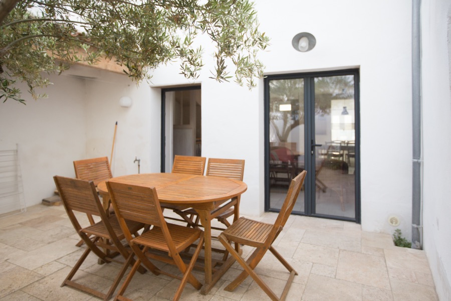 Photo 1 : TERRASSE d'une maison située à La Couarde-sur-mer, île de Ré.