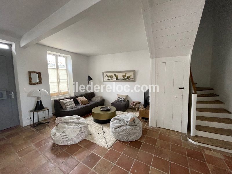 Photo 8 : SEJOUR d'une maison située à Le Bois-Plage-en-Ré, île de Ré.