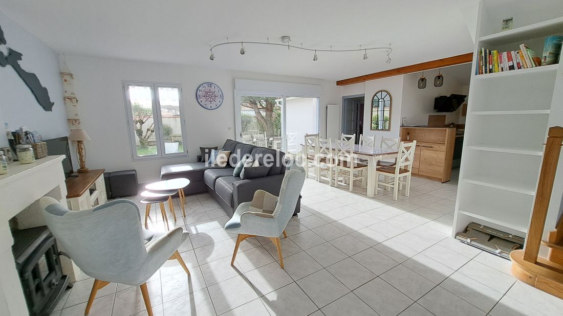 Photo 2 : SEJOUR d'une maison située à La Flotte-en-Ré, île de Ré.