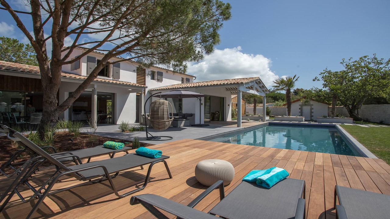 Photo 1 :  d'une maison située à La Flotte, île de Ré.