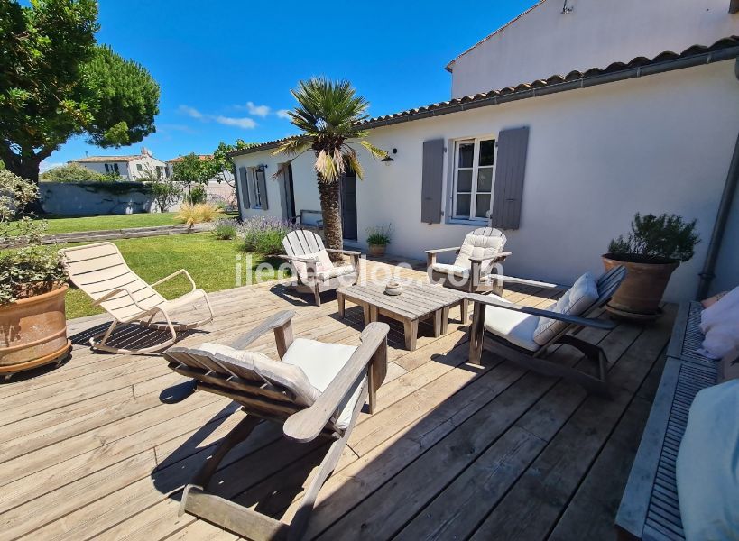 Photo 31 : TERRASSE d'une maison située à La Couarde-sur-mer, île de Ré.