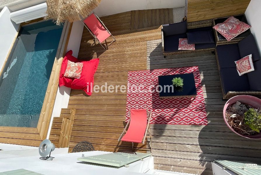 Photo 1 : PISCINE d'une maison située à La Couarde-sur-mer, île de Ré.