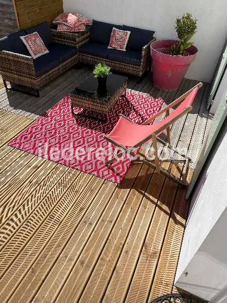 Photo 2 : TERRASSE d'une maison située à La Couarde-sur-mer, île de Ré.