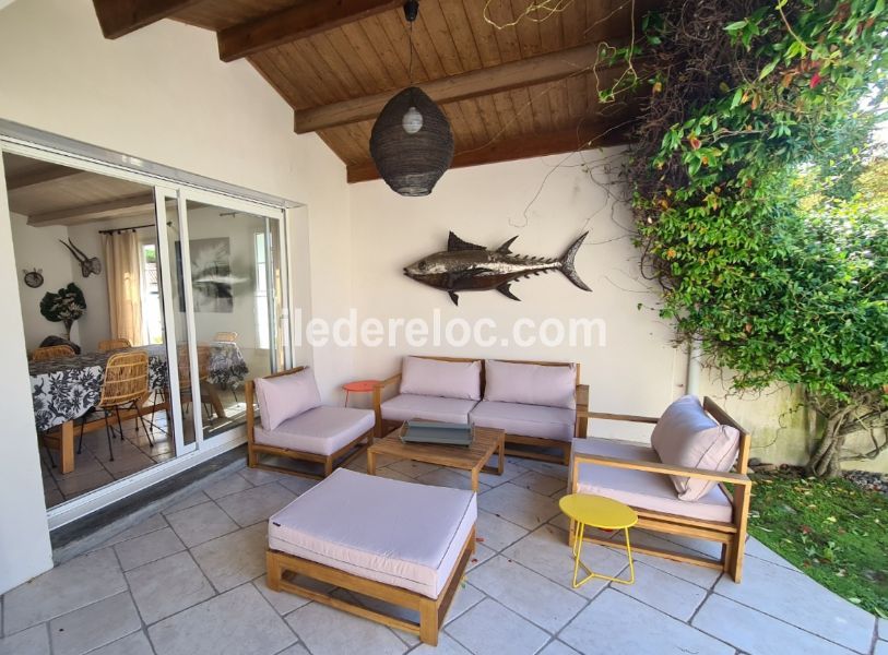 Photo 4 : PATIO d'une maison située à La Couarde-sur-mer, île de Ré.