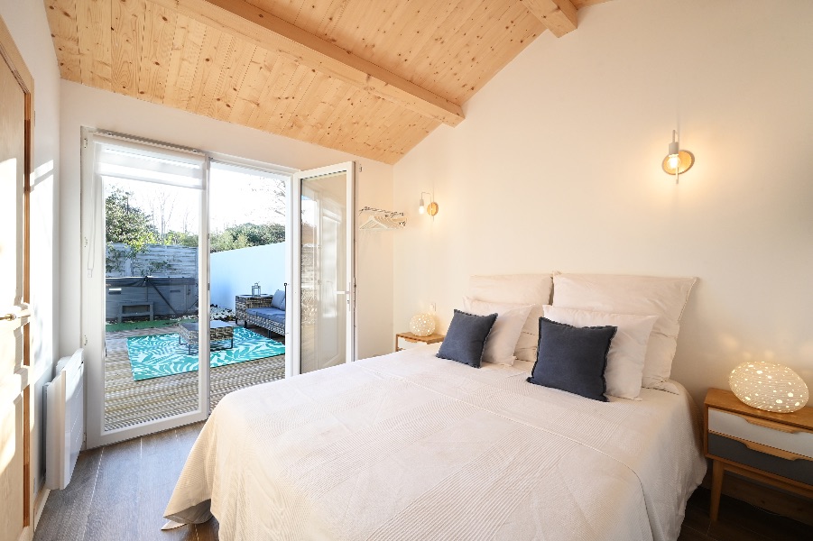 Photo 15 : CHAMBRE d'une maison située à La Couarde-sur-mer, île de Ré.