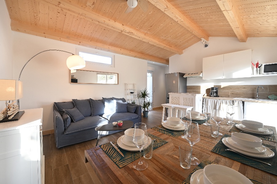 Photo 4 : SEJOUR d'une maison située à La Couarde-sur-mer, île de Ré.