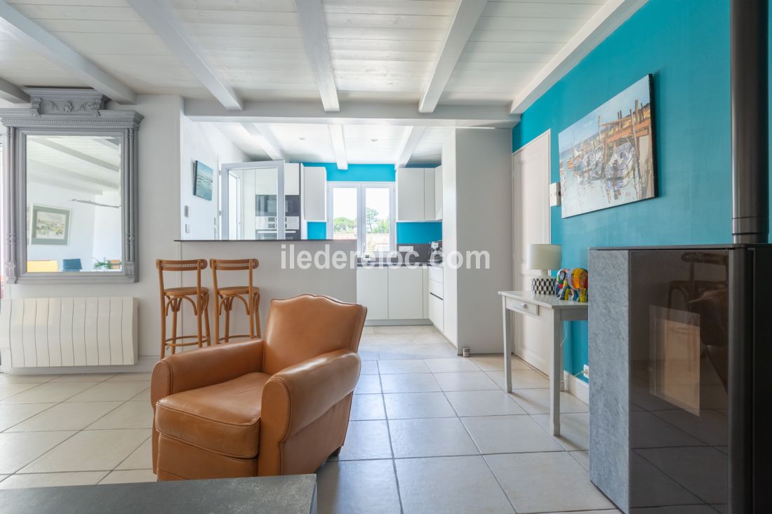 Photo 19 : SEJOUR d'une maison située à La Couarde-sur-mer, île de Ré.