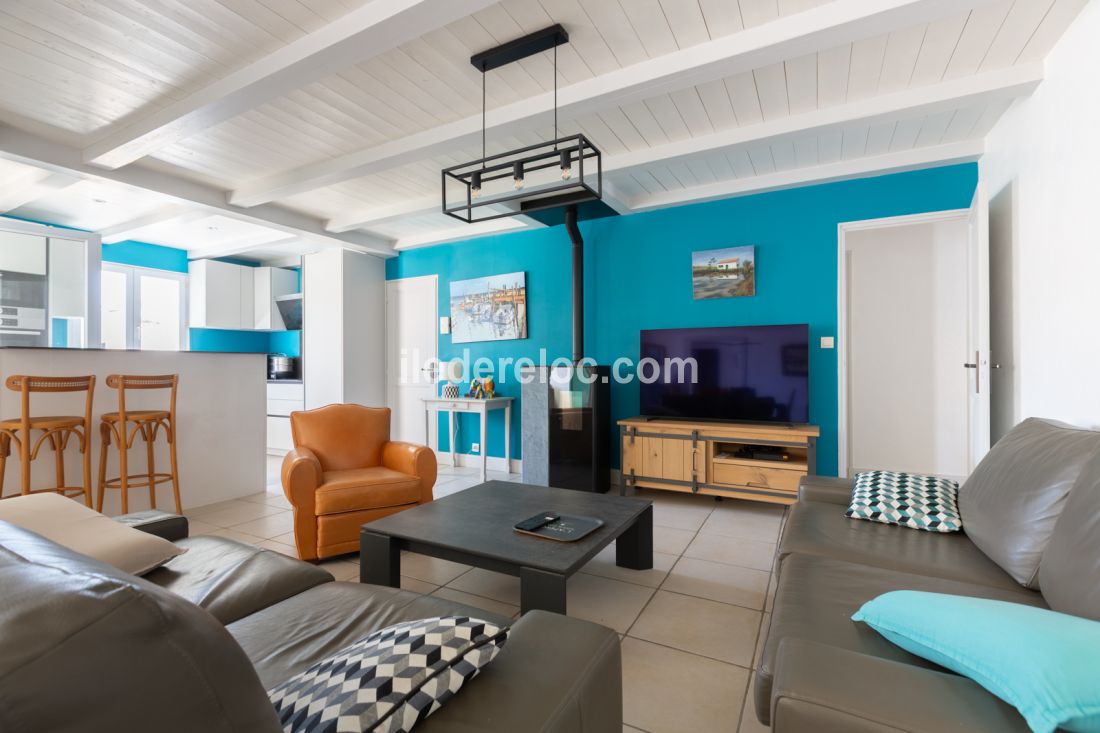 Photo 15 : SEJOUR d'une maison située à La Couarde-sur-mer, île de Ré.