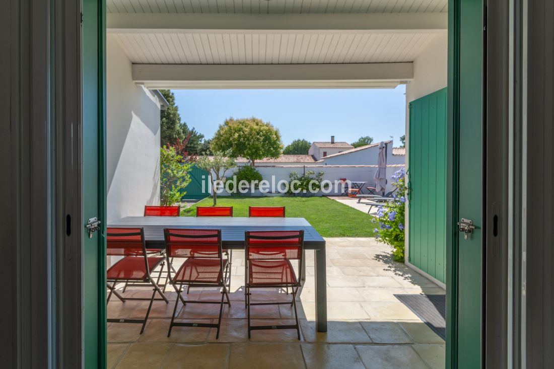Photo 7 : TERRASSE d'une maison située à La Couarde-sur-mer, île de Ré.