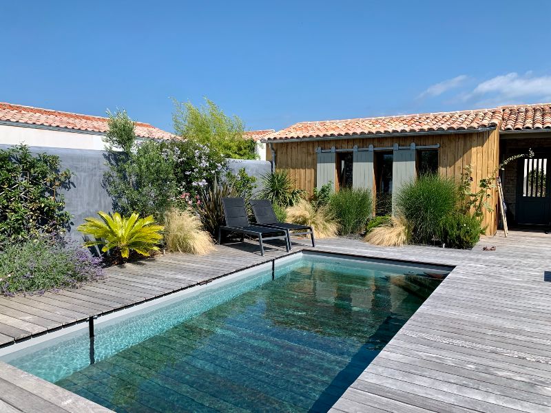 Photo 4 : PISCINE d'une maison située à Le Bois-Plage-en-Ré, île de Ré.