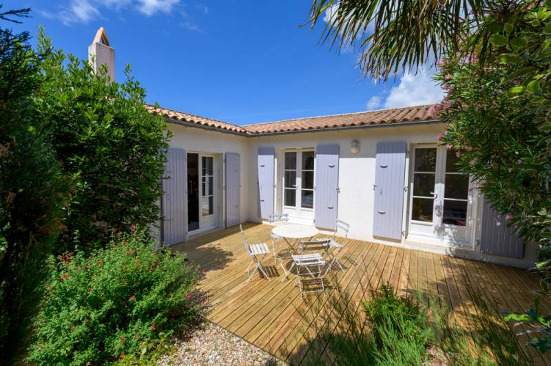 Photo 23 : PATIO d'une maison située à Le Bois-Plage-en-Ré, île de Ré.