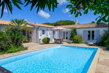 Ile de Ré:Superbe maison 5 ch. à 50 m de la plage au bois-plage