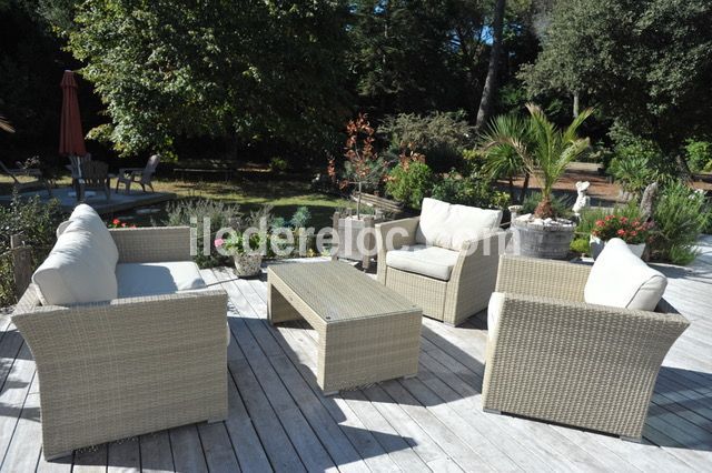 Photo 11 : TERRASSE d'une maison située à Rivedoux-Plage, île de Ré.