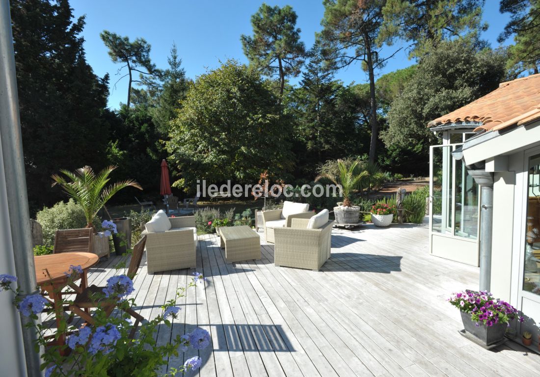 Photo 10 : TERRASSE d'une maison située à Rivedoux-Plage, île de Ré.