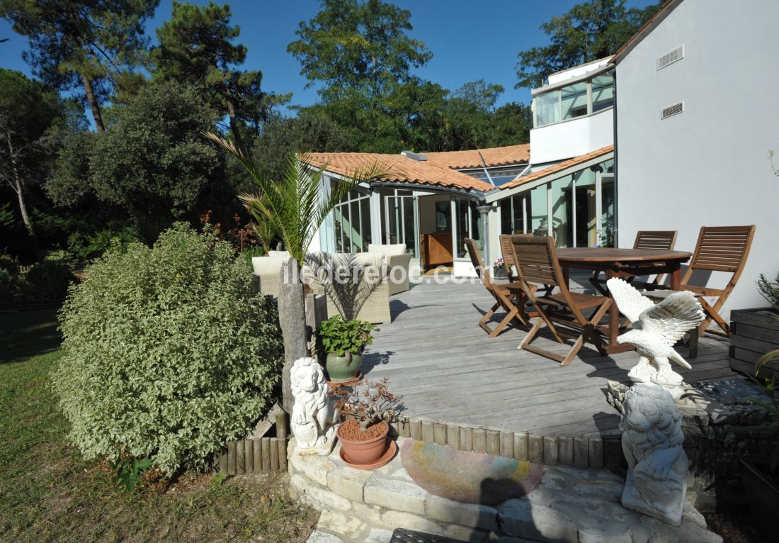 Photo 14 : TERRASSE d'une maison située à Rivedoux-Plage, île de Ré.