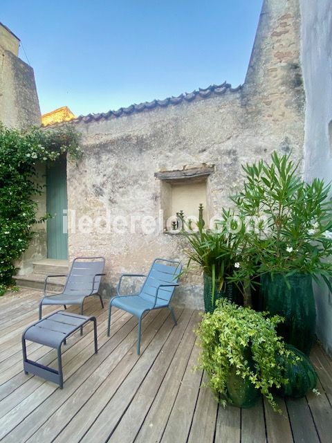 Photo 5 : TERRASSE d'une maison situ&eacute;e &agrave; Le Bois-Plage-en-R&eacute;, &icirc;le de R&eacute;.