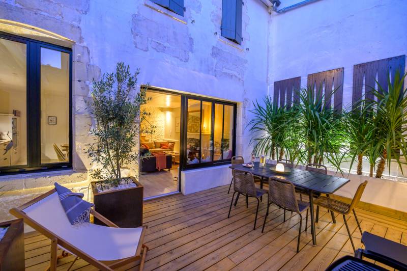 Photo 7 : PATIO d'une maison située à Saint-Martin-de-Ré, île de Ré.