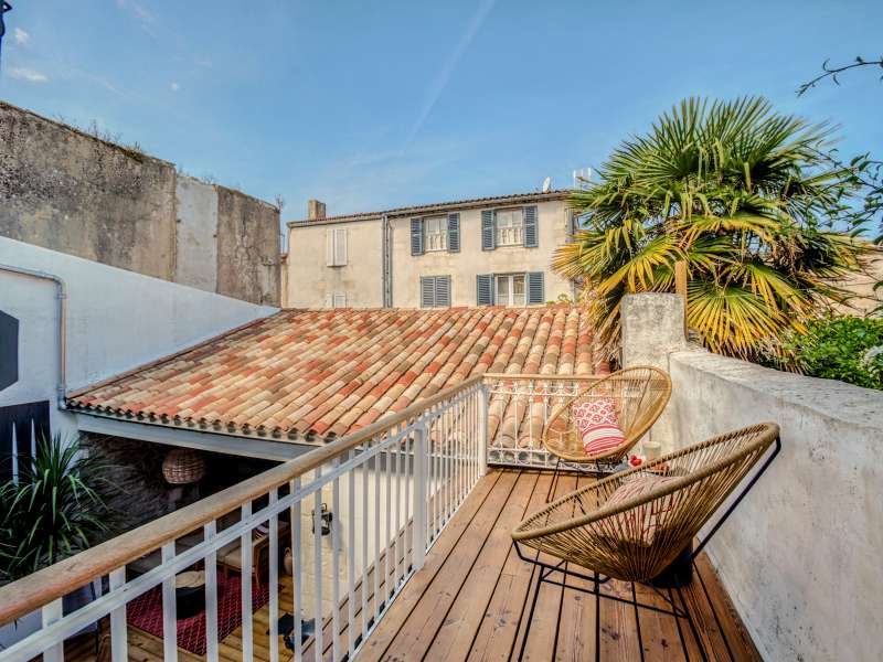 Photo 23 : EXTERIEUR d'une maison située à Saint-Martin-de-Ré, île de Ré.