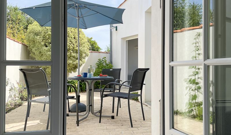 Photo 10 : PATIO d'une maison située à La Couarde-sur-mer, île de Ré.