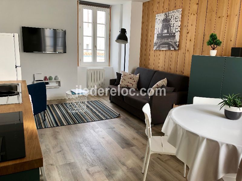 Photo 2 : SEJOUR d'une maison située à La Flotte-en-Ré, île de Ré.